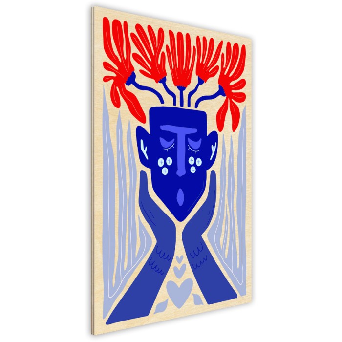 Πίνακας Κόντρα Πλακέ Art πλάι - Blue Art Πίνακας Κόντρα Πλακέ Art πλάι - Blue Art