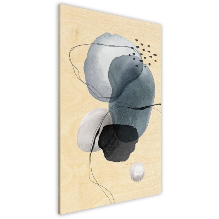 Πίνακας Κόντρα Πλακέ Art πλάι - Abstract Grey Πίνακας Κόντρα Πλακέ Art πλάι - Abstract Grey