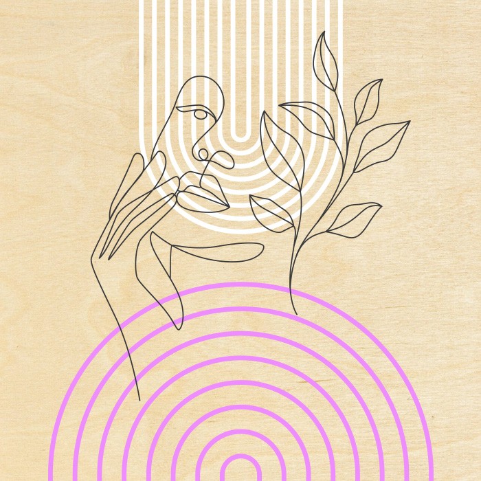 Πίνακας Κόντρα Πλακέ Art - Summer Lines