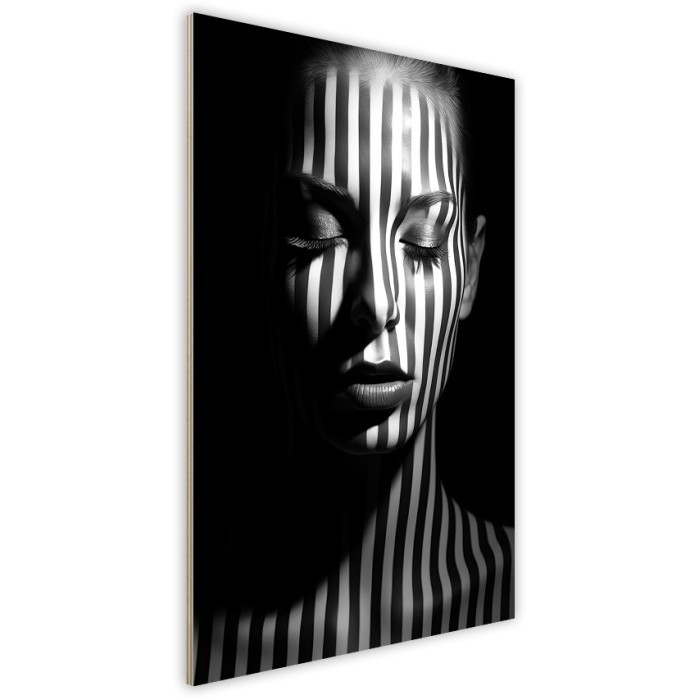 Πίνακας Κόντρα Πλακέ Black n' White πλάι - Black & White Woman Πίνακας Κόντρα Πλακέ Black n' White πλάι - Black & White Woman