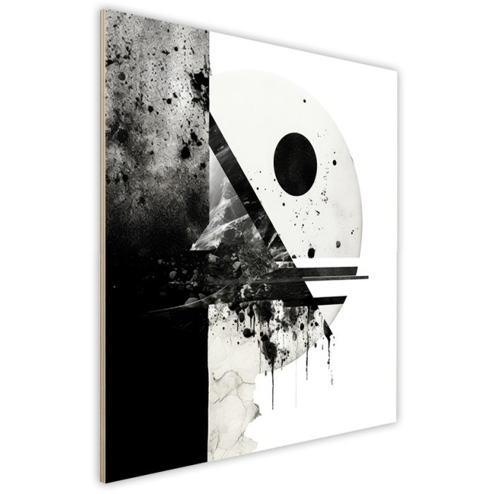 Πίνακας Κόντρα Πλακέ Black n' White πλάι - Abstract Black n' White Patches Πίνακας Κόντρα Πλακέ Black n' White πλάι - Abstract Black n' White Patches