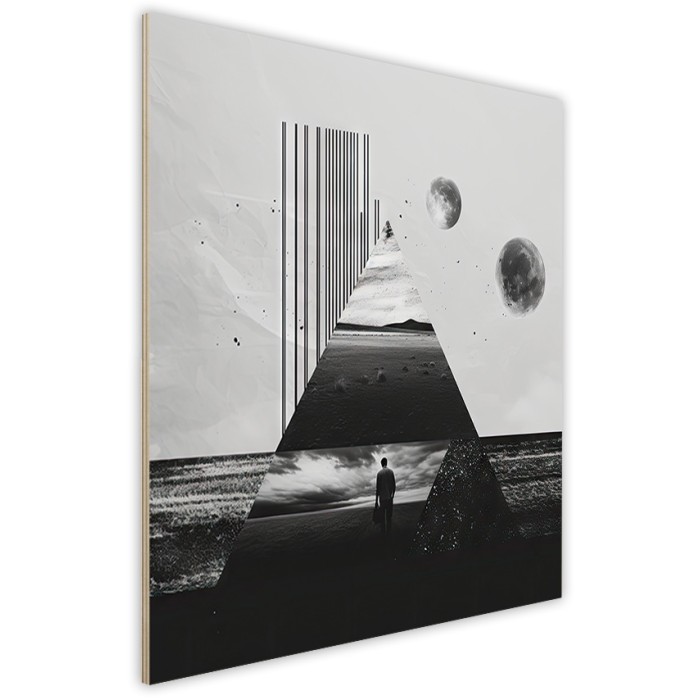 Πίνακας Κόντρα Πλακέ Black n' White πλάι - Horizon Πίνακας Κόντρα Πλακέ Black n' White πλάι - Horizon