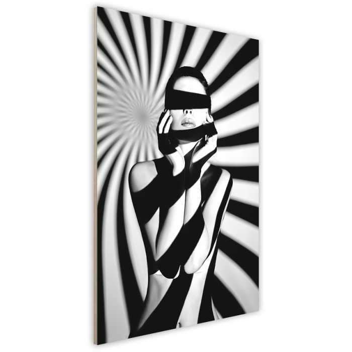 Πίνακας Κόντρα Πλακέ Black n' White πλάι - Naked