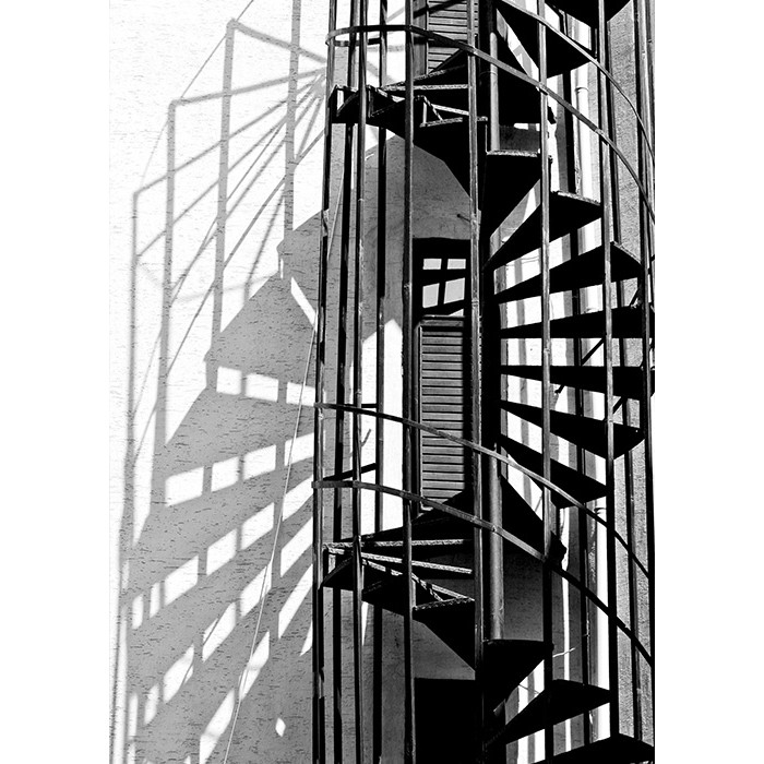 Πίνακας Κόντρα Πλακέ Black n' White - Stairs