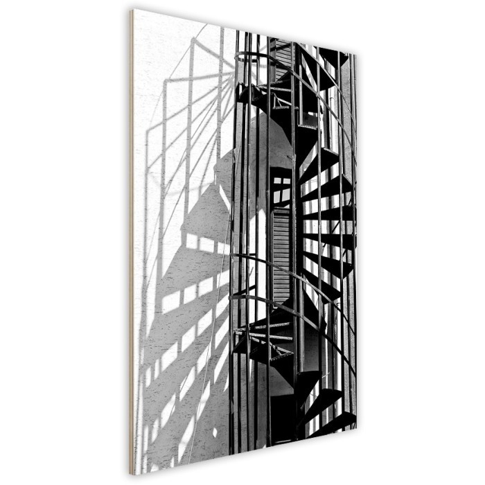Πίνακας Κόντρα Πλακέ Black n' White πλάι - Stairs