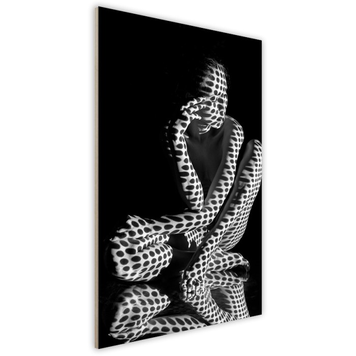 Πίνακας Κόντρα Πλακέ Black n' White πλάι - Dot Woman Πίνακας Κόντρα Πλακέ Black n' White πλάι - Dot Woman