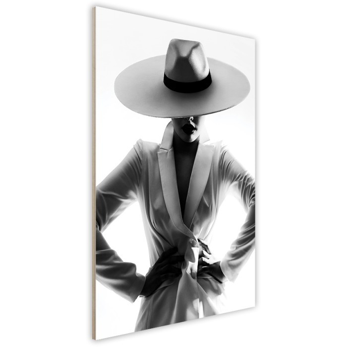 Πίνακας Κόντρα Πλακέ Black n' White πλάι - Icon