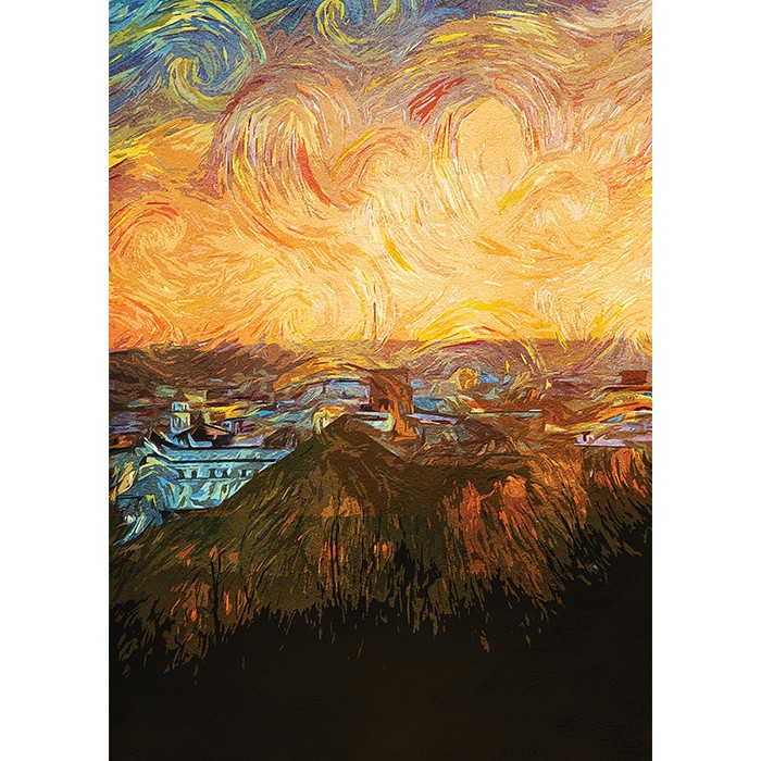 Πίνακας σε Plexiglass Ζωγραφική - Sunrise