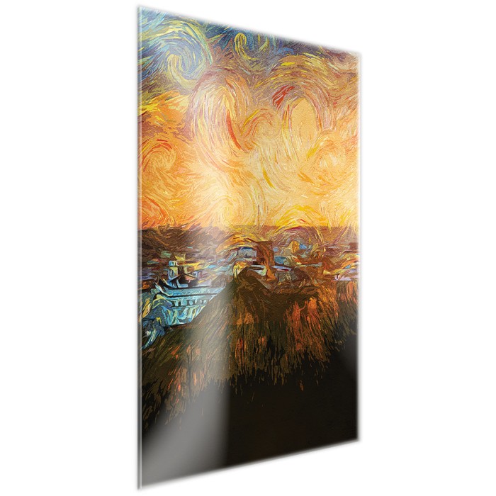 Πίνακας σε Plexiglass Ζωγραφική πλάι - Sunrise Πίνακας σε Plexiglass Ζωγραφική πλάι - Sunrise