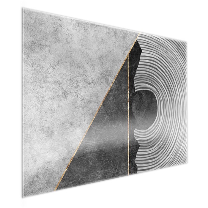 Πίνακας σε Plexiglass Abstract πλάι - Modern Grey Art Πίνακας σε Plexiglass Abstract πλάι - Modern Grey Art