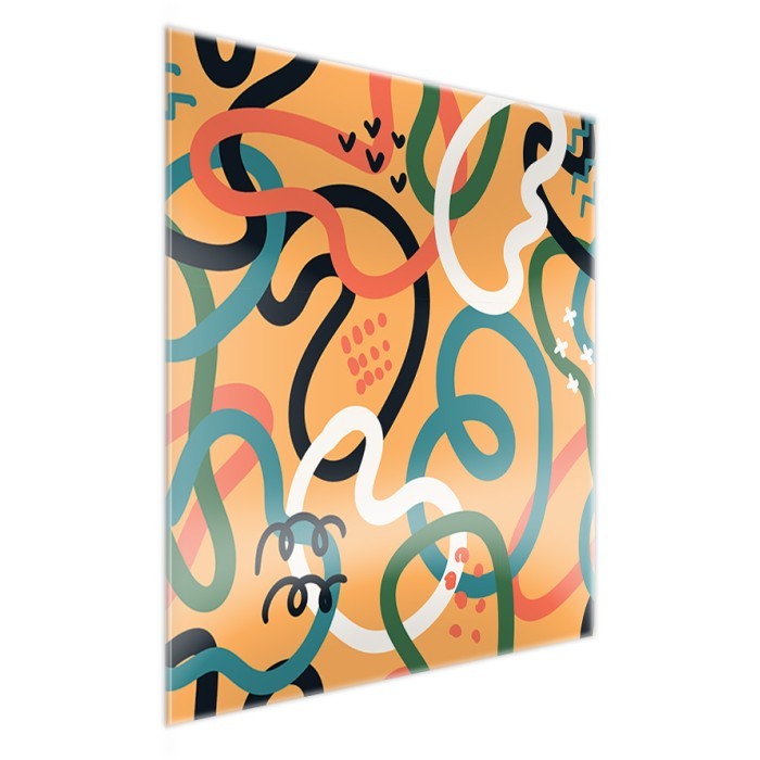 Πίνακας σε Plexiglass Abstract πλάι - Colorful Art Πίνακας σε Plexiglass Abstract πλάι - Colorful Art