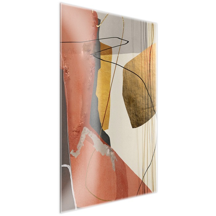 Πίνακας σε Plexiglass Abstract πλάι - Golden Art Πίνακας σε Plexiglass Abstract πλάι - Golden Art