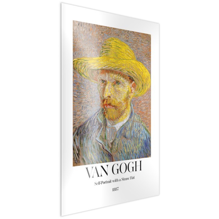 Πίνακας σε Plexiglass Ζωγράφοι πλάι - Self-Portrait With Straw Hat