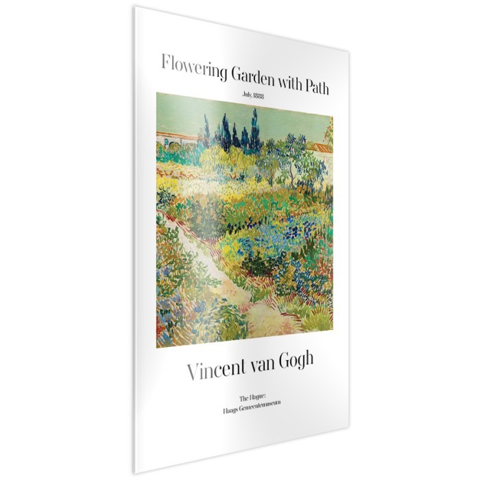 Πίνακας σε Plexiglass Ζωγράφοι πλάι - Flowering Garden With Path Πίνακας σε Plexiglass Ζωγράφοι πλάι - Flowering Garden With Path