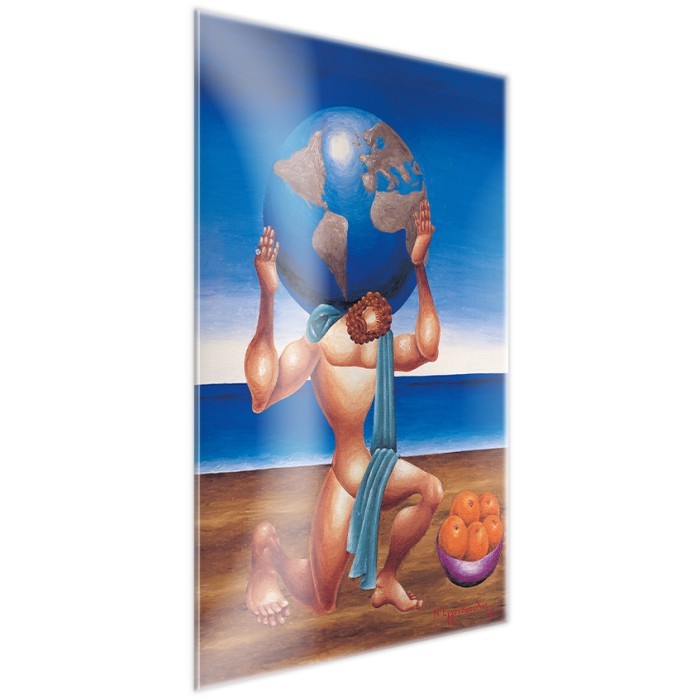 Πίνακας σε Plexiglass Ζωγράφοι πλάι - Ο Άτλας Πίνακας σε Plexiglass Ζωγράφοι πλάι - Ο Άτλας