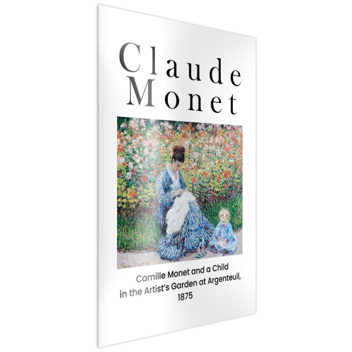 Πίνακας σε Plexiglass Ζωγράφοι πλάι - Camile Monet and a Child Πίνακας σε Plexiglass Ζωγράφοι πλάι - Camile Monet and a Child