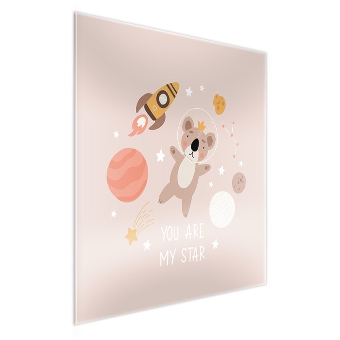 Πίνακας σε Plexiglass Παιδικά πλάι - You Are My Star Πίνακας σε Plexiglass Παιδικά πλάι - You Are My Star
