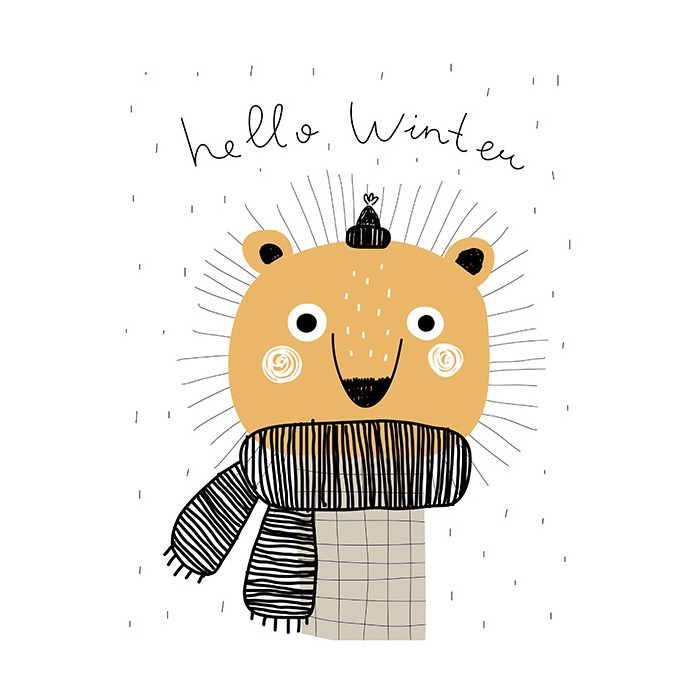 Πίνακας σε Plexiglass Παιδικά - Hello Winter
