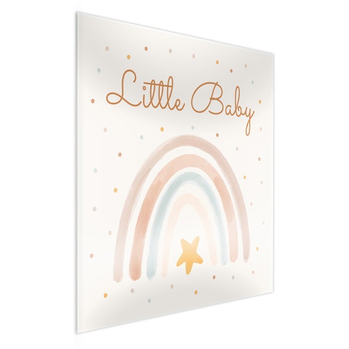 Πίνακας σε Plexiglass Παιδικά πλάι - Little Rainbow Baby Πίνακας σε Plexiglass Παιδικά πλάι - Little Rainbow Baby