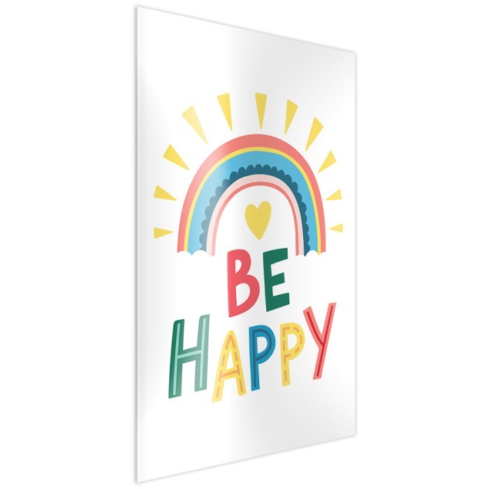 Πίνακας σε Plexiglass Παιδικά πλάι - Be Happy Πίνακας σε Plexiglass Παιδικά πλάι - Be Happy