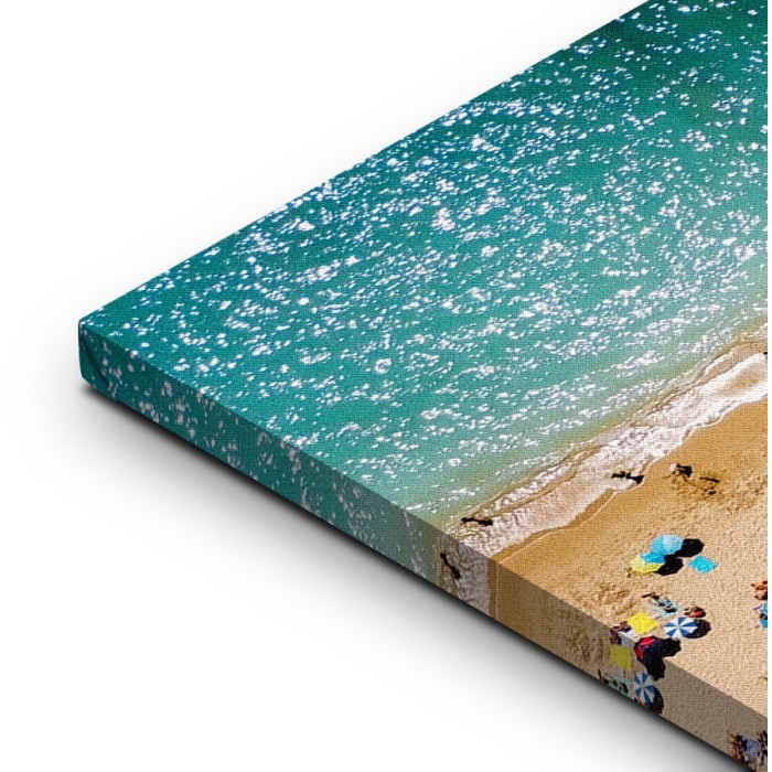 Θέα παραλίας σε Πίνακα σε καμβά με κορνίζα