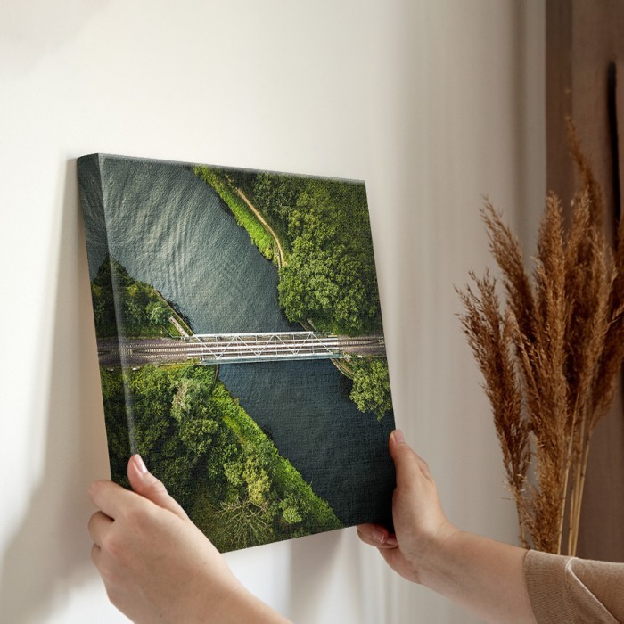 Glanrhyd Bridge σε Πίνακα σε καμβά για την διακόσμηση τοίχου