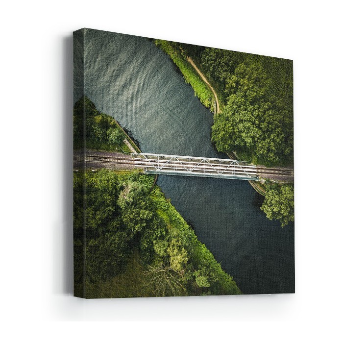 Glanrhyd Bridge σε Πίνακα σε καμβά με τελάρο