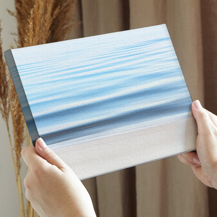 Πίνακας σε καμβά για την διακόσμηση τοίχου με Γαλάζια θάλασσα