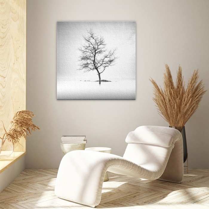 Πίνακας σε καμβά για το σαλόνι με Ξερό δέντρο