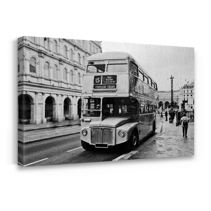 Πίνακας σε καμβά με τελάρο – Διώροφο λεωφορείο