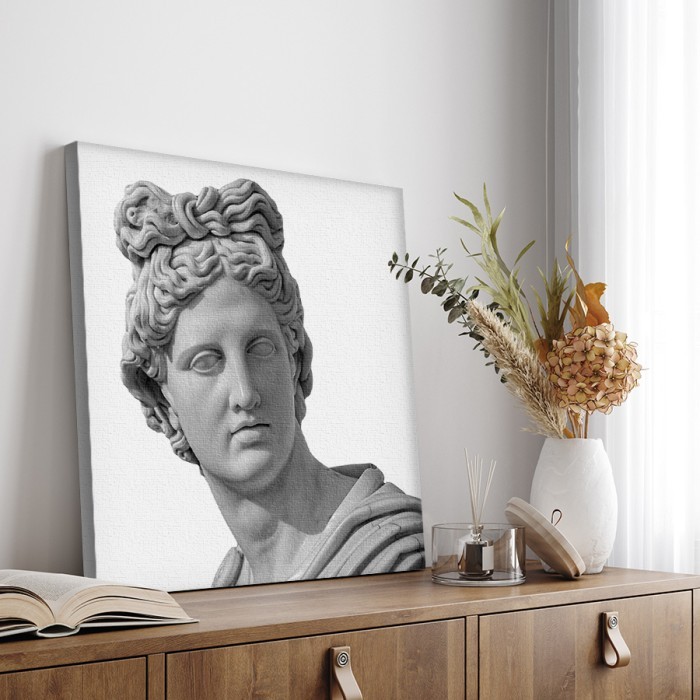 Πίνακας σε καμβά για το σαλόνι – Άγαλμα του Απόλλωνα