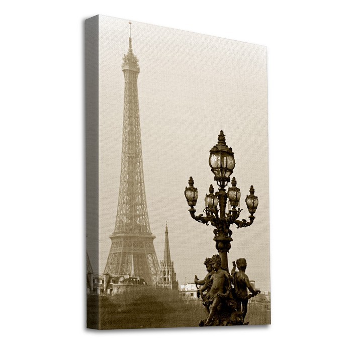 Πίνακας σε καμβά με τελάρο – Φανάρι στο Παρίσι