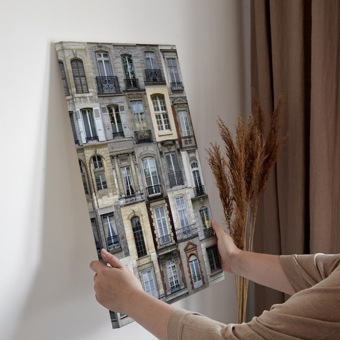 Πίνακας σε καμβά διακόσμηση τοίχου – Παράθυρα του Παρισιού