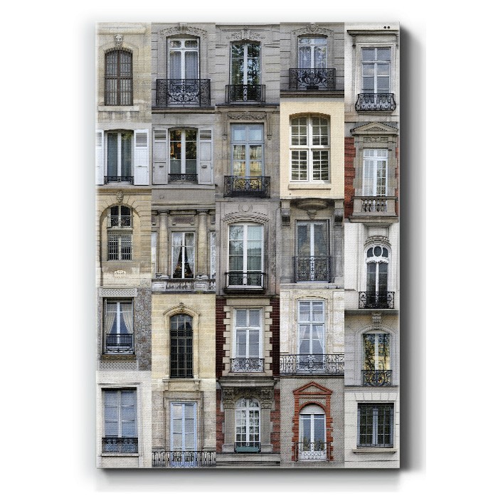 Πίνακας σε καμβά – Παράθυρα του Παρισιού
