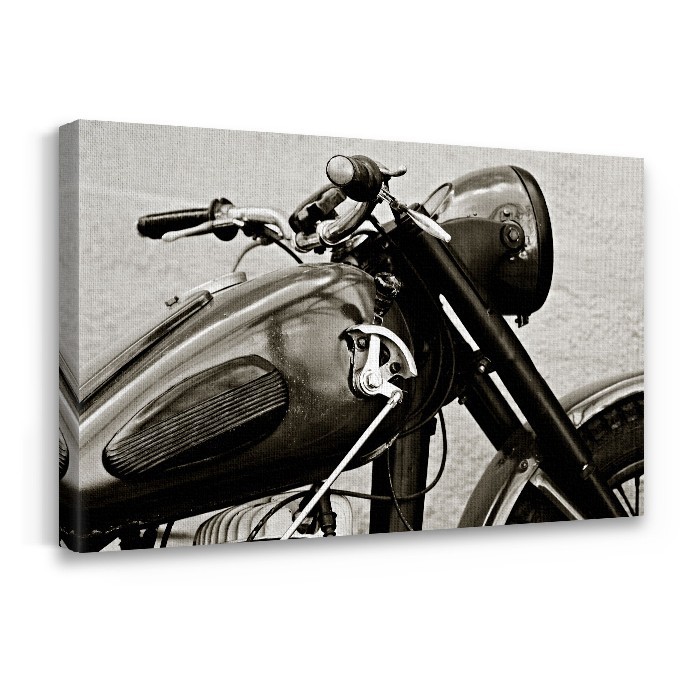 Πίνακας σε καμβά με τελάρο – Vintage μοτοσυκλέτα