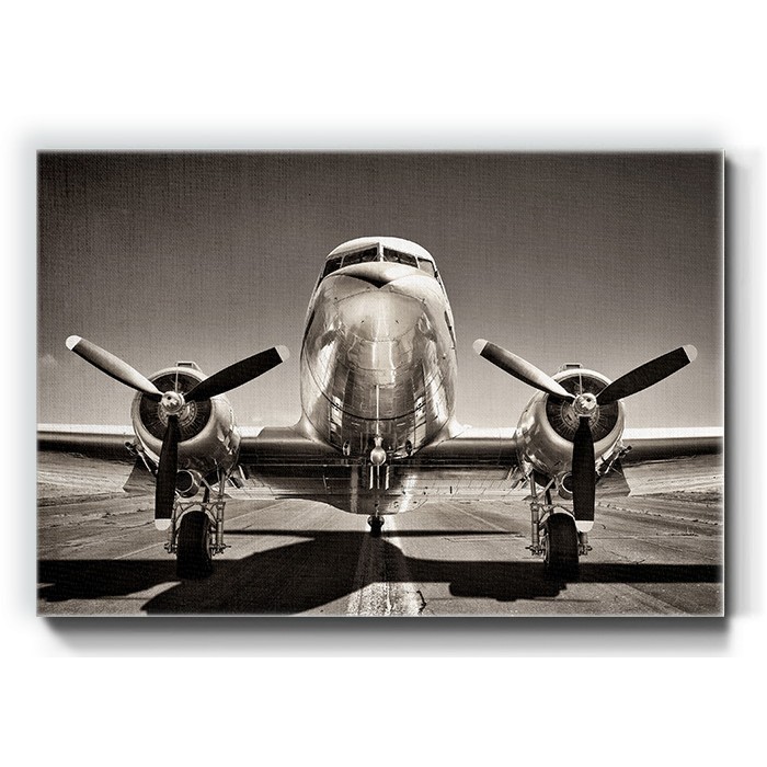 Πίνακας σε καμβά – Vintage αεροπλάνο