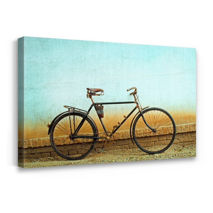 Πίνακας σε καμβά με τελάρο – Vintage ποδήλατο