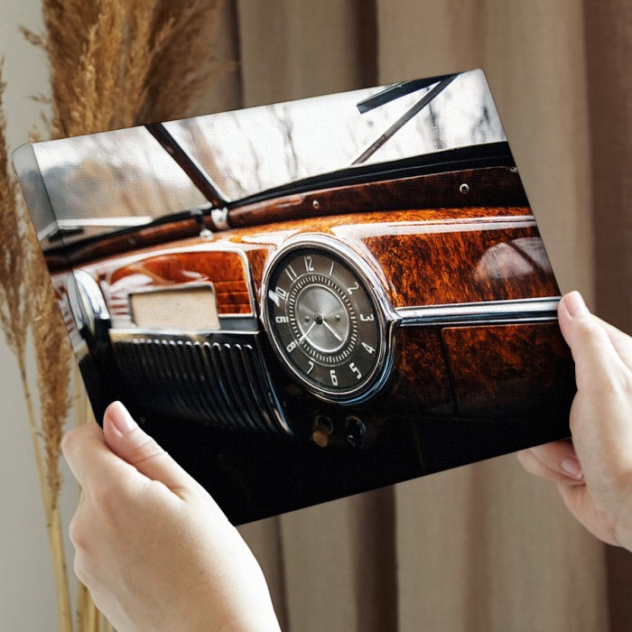 Πίνακας σε καμβά διακόσμηση τοίχου – Vintage ταμπλό αυτοκινήτου