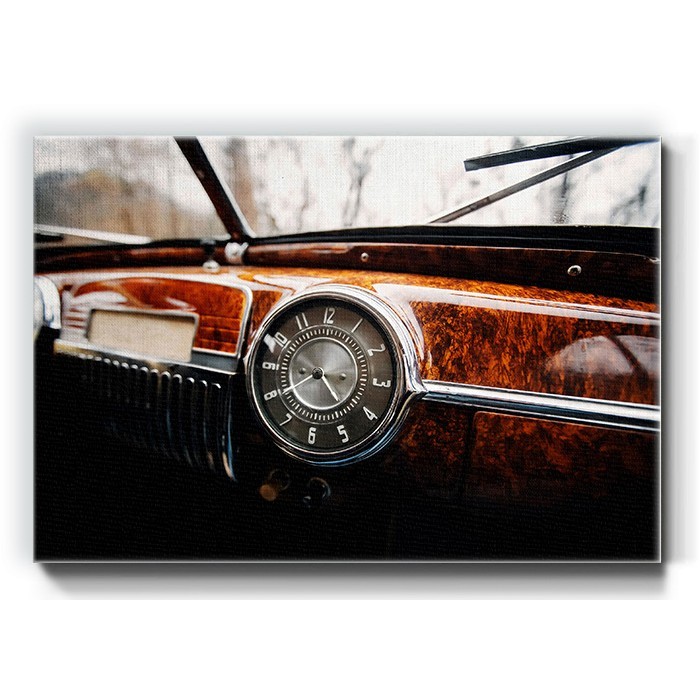 Πίνακας σε καμβά – Vintage ταμπλό αυτοκινήτου