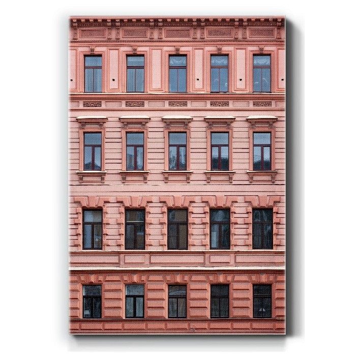 Πίνακας σε καμβά – Πρόσοψη κτιρίου