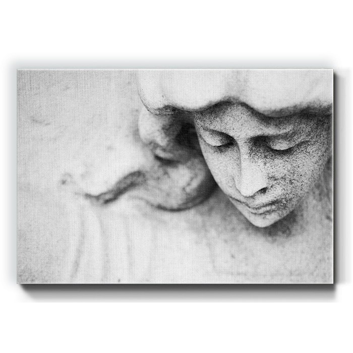 Πίνακας σε καμβά – Πέτρινο άγαλμα γυναίκας