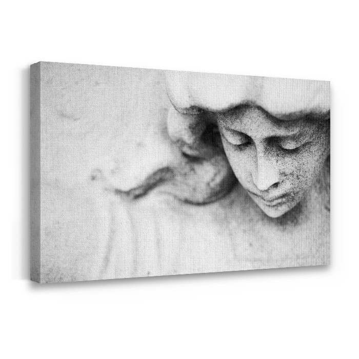 Πίνακας σε καμβά με τελάρο – Πέτρινο άγαλμα γυναίκας