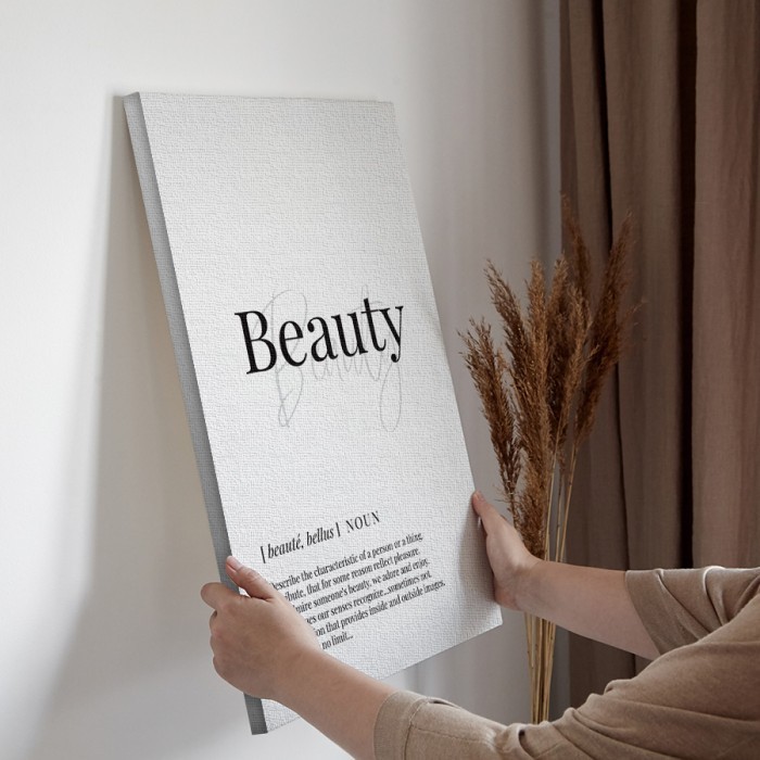 Πίνακας σε καμβά διακόσμηση τοίχου – Defination of Beauty