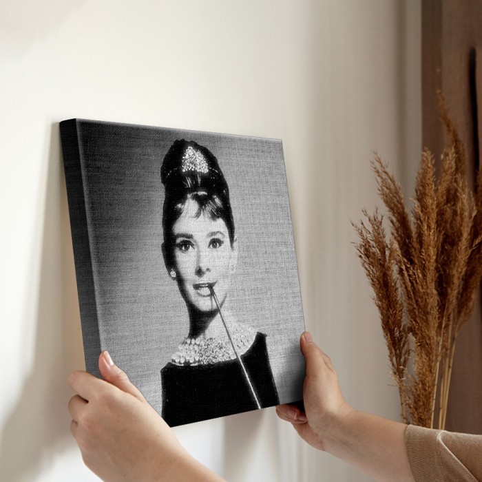 Πίνακας σε καμβά διακόσμηση τοίχου – Audrey Hepburn
