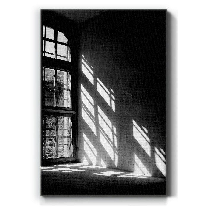 Πίνακας σε καμβά – Ήλιος από το παράθυρο
