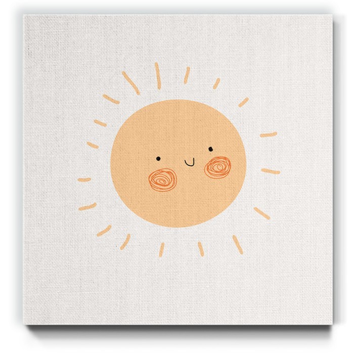Χαριτωμένος ήλιος  σε Πίνακα σε καμβά 