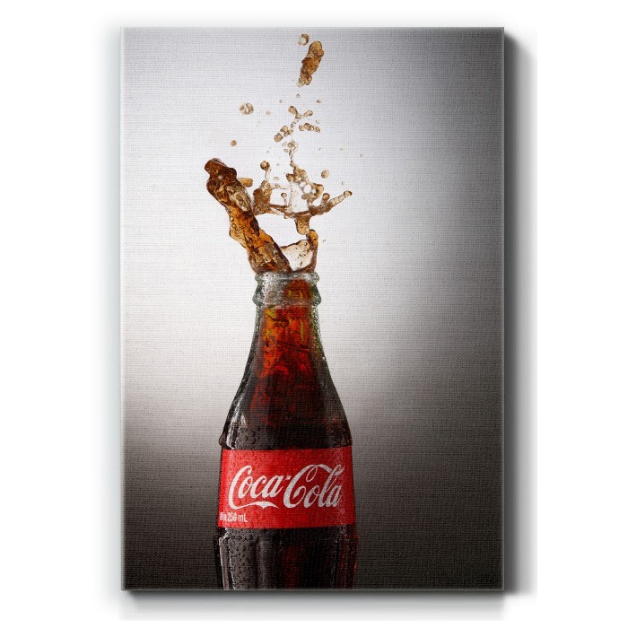 Μπουκάλι Coca Cola σε Πίνακα σε καμβά