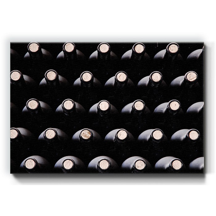 Wine bottles σε Πίνακα σε καμβά