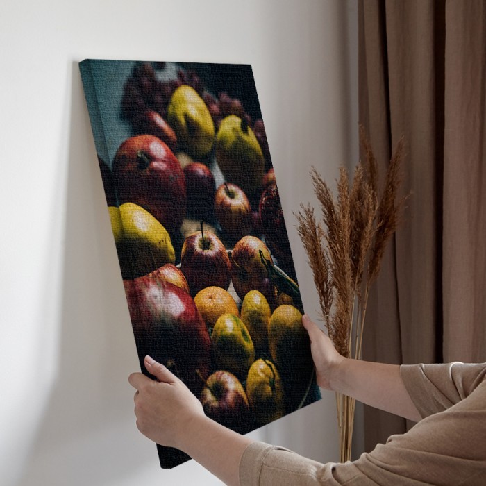 Πίνακας σε καμβά για την διακόσμηση τοίχου με Φρέσκα φρούτα