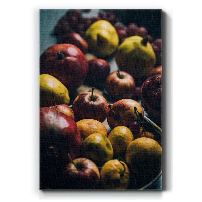 Πίνακας σε καμβά με Φρέσκα φρούτα